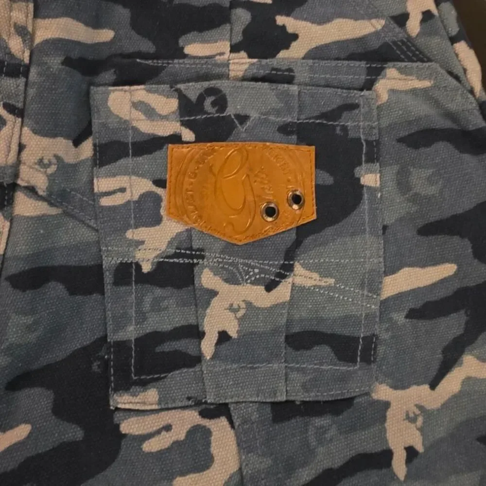 G Unit Y2K Camouflage Camo Military Field Pants Sz 16 (28) Vintage 50 Cent Jeans